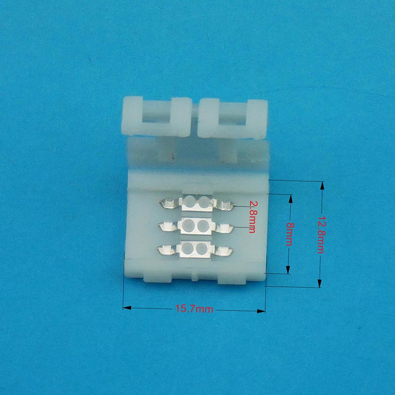 3pin fast connector for width 8mm color temperature led strip lights and dream color WS2811 ws2812b led tape lights 3pin fast connector for width 8mm color temperature led strip lights and dream color WS2811 ws2812b led tape lights